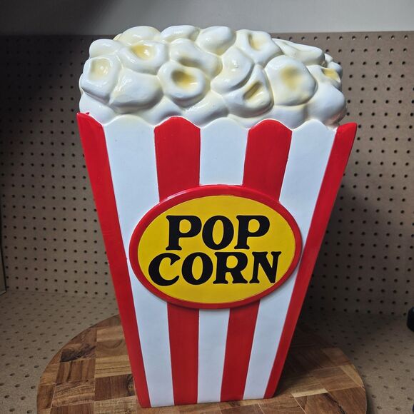 Popcorn Bucket Stool Display Table TikTok Viral Food Home Decor Movie Theatre